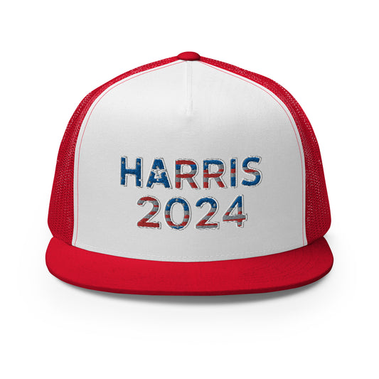 Kamala Harris For President 2024 Trucker Cap