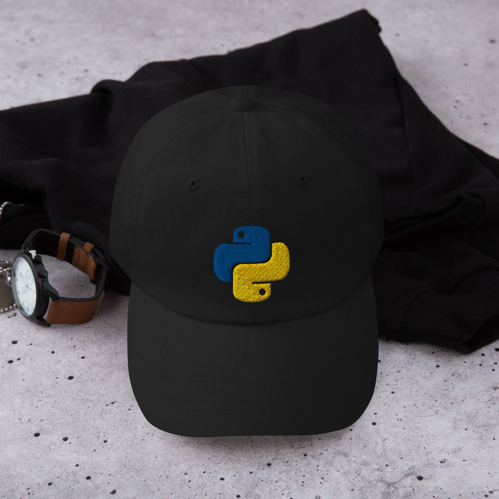 Python Logo Hat, Software Developers, Developer Hat