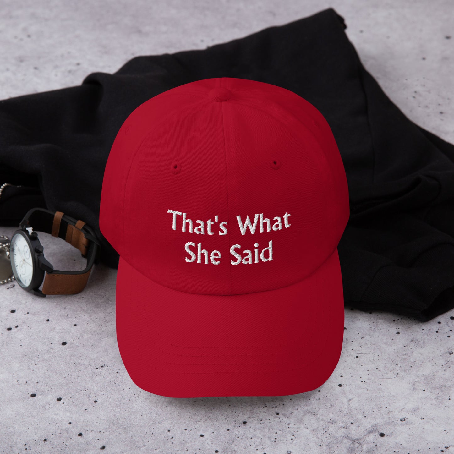 That's What She Said Embroidere Hat, Gifts For Office Fans