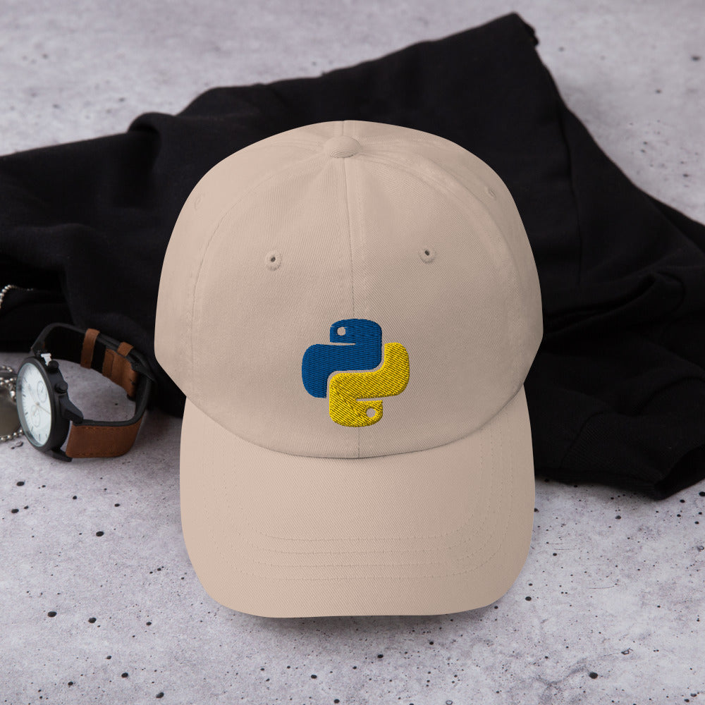 Python Logo Hat, Software Developers, Developer Hat