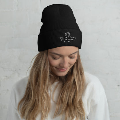 White Lotus Resort & Spa Sicily Beanie Hat, Sicily Vacation