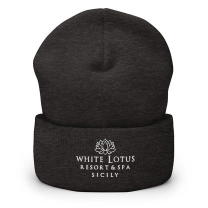 White Lotus Resort & Spa Sicily Beanie Hat, Sicily Vacation