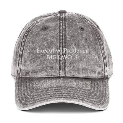 Executive Producer Dick Wolf Embroidered Vintage Cap, Dick Wolf, Law & Order