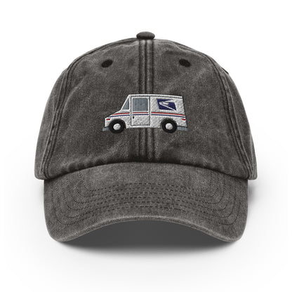 Mail Truck Embroidered Postal Truck Cap