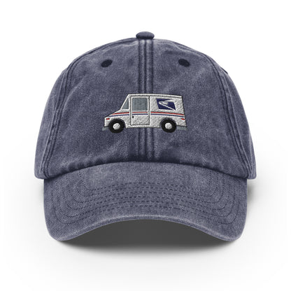 Mail Truck Embroidered Postal Truck Cap