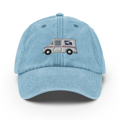 Mail Truck Embroidered Postal Truck Cap