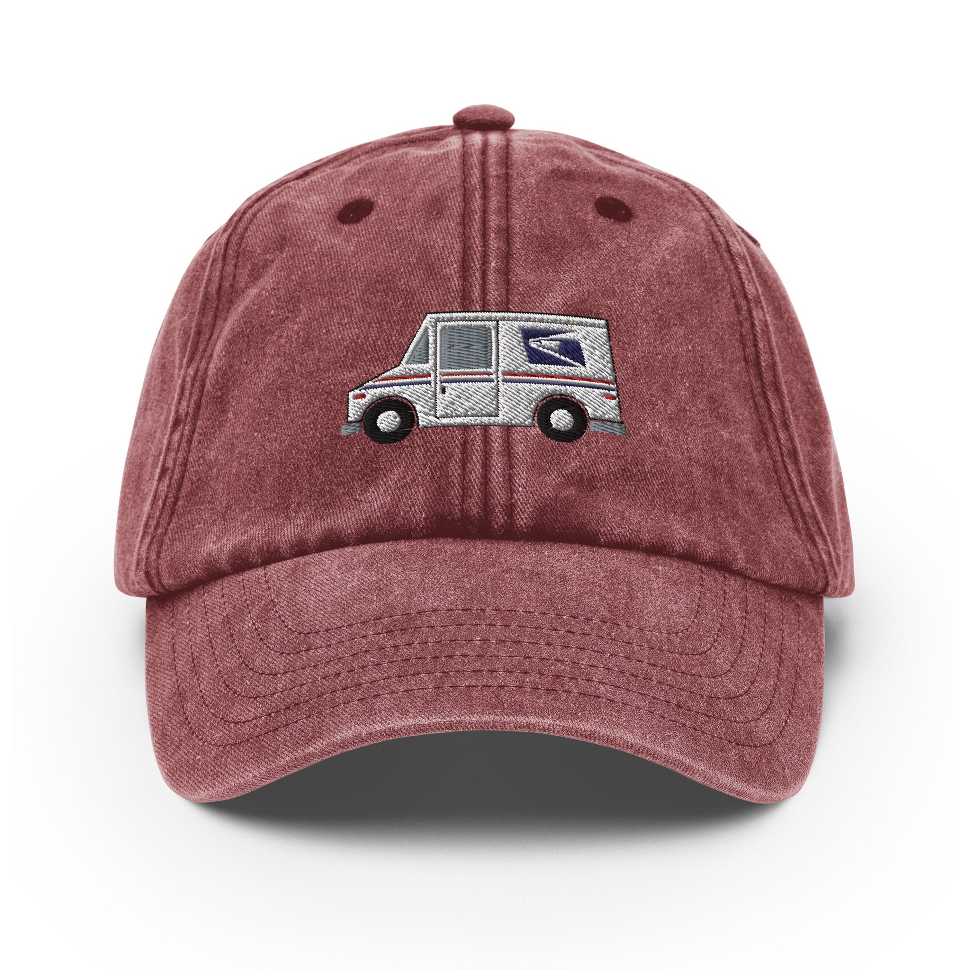 Mail Truck Embroidered Postal Truck Cap